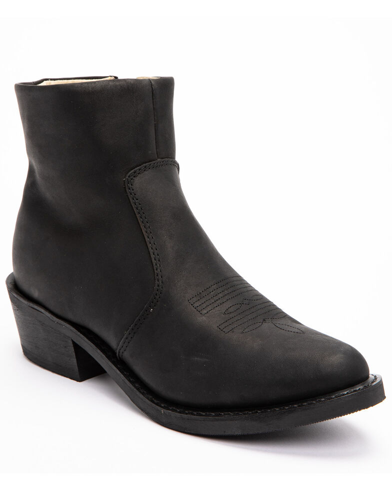 men side zipper boots