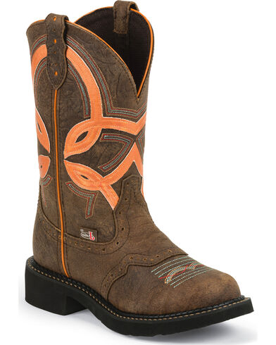 justin gypsy boots round toe