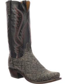 gray elephant boots