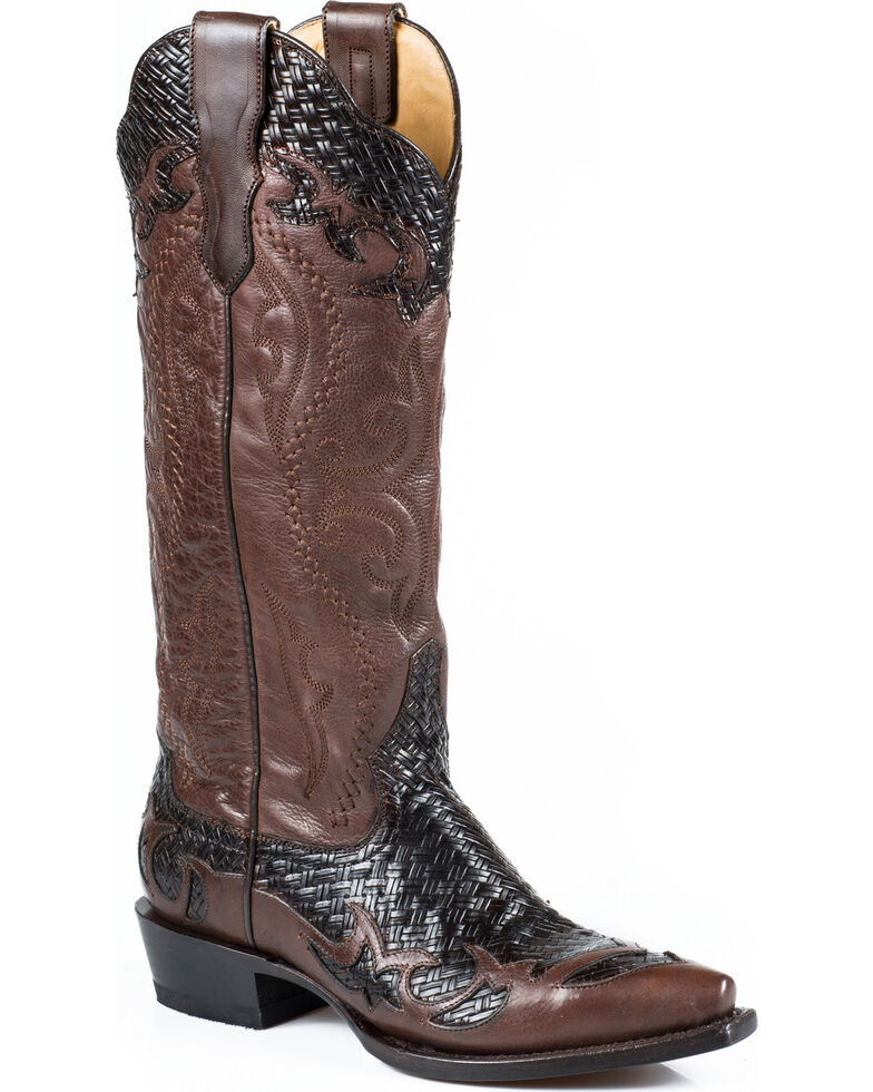 snip toe western booties