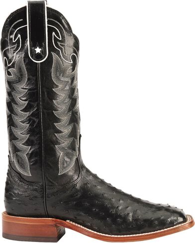 tony lama men's san saba full quill ostrich exotic boots