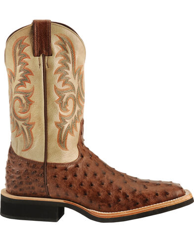 Justin Men's Full Quill Ostrich Western Boots | Boot Barn