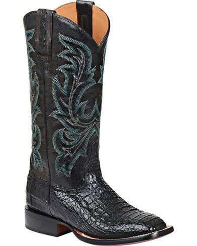 Lucchese Women's Georgia Horseman Exotic Caiman Boots | Boot Barn