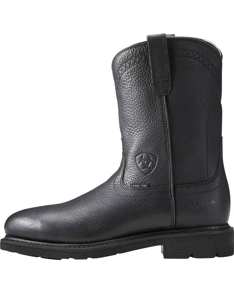 ariat men's sierra work boots