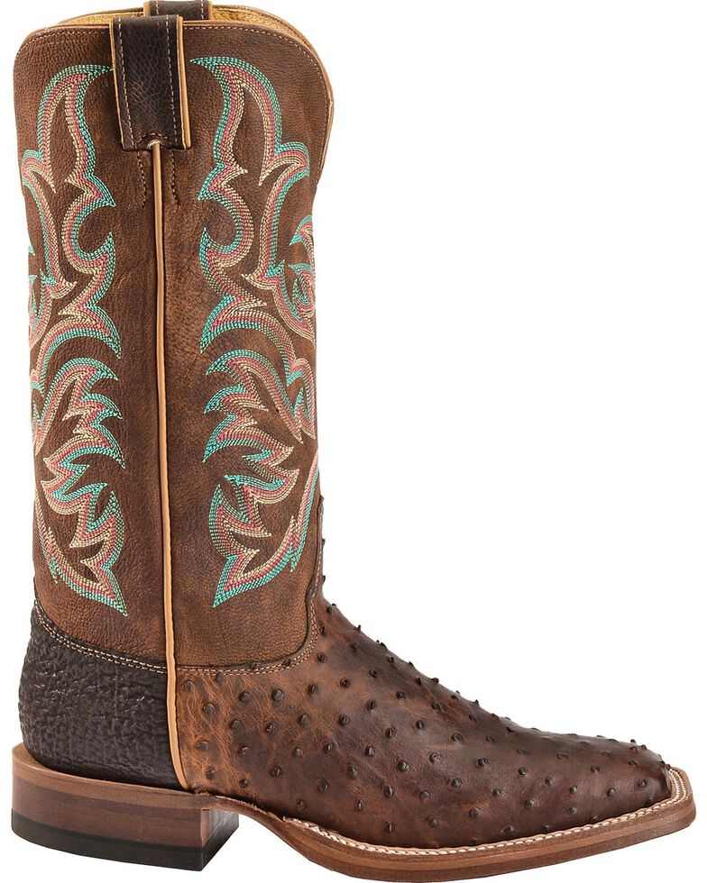 justin boots ostrich skin