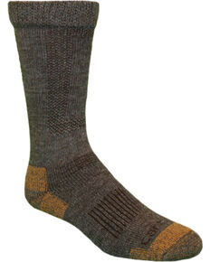 socks merino stretch toe comfort wool steel carhartt brown boot mens