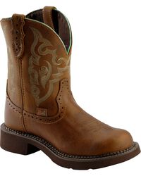 justin gypsy boots round toe
