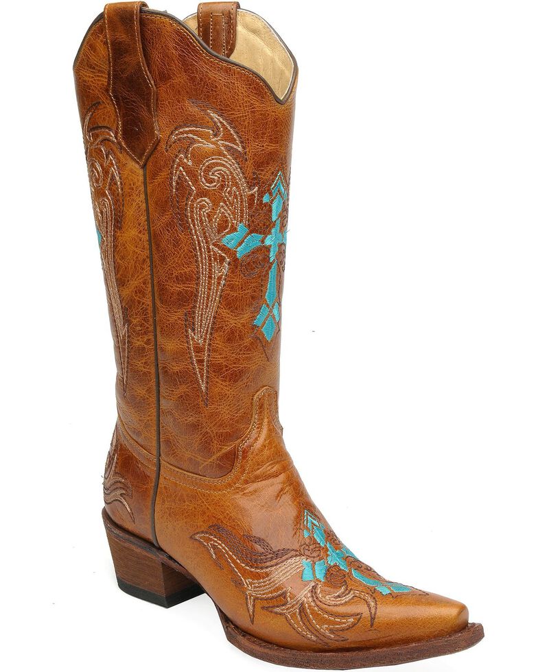 circle g turquoise booties