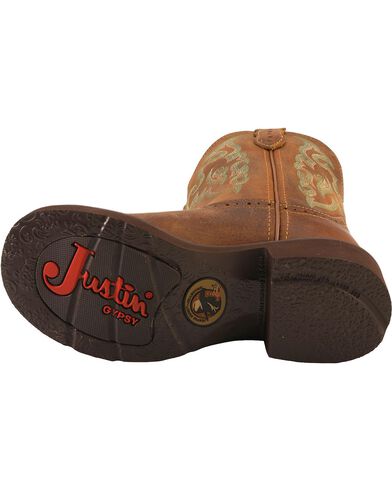 justin gypsy boots round toe