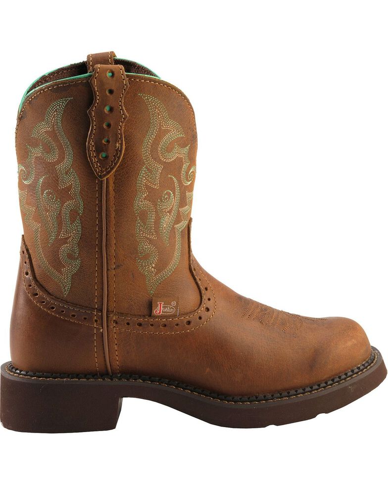 round toe western boot womens