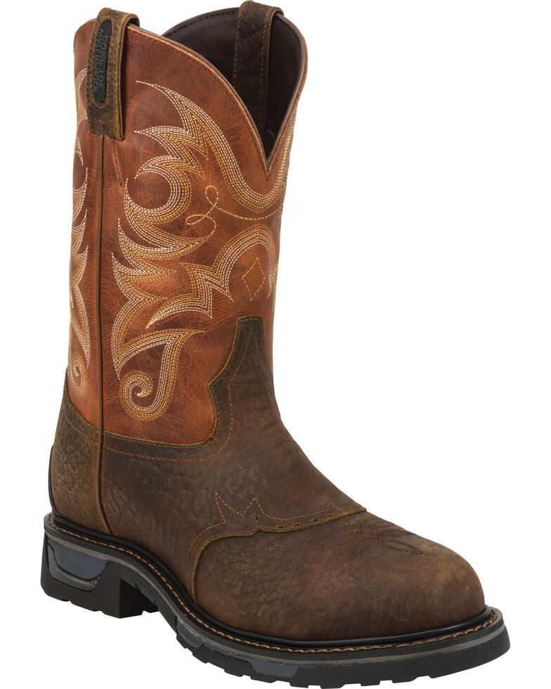 tony lama work boots soft toe
