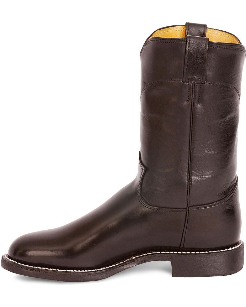justin black roper boots