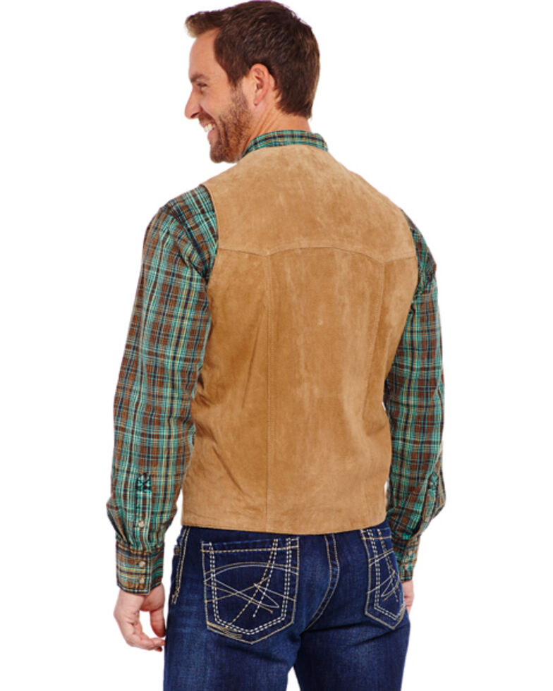 Cripple Creek Men's Suede Leather Vest Boot Barn
