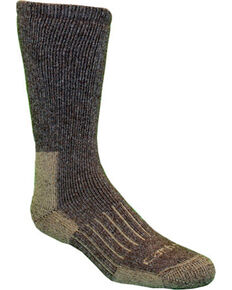socks carhartt wool brown recycled cushion crew boot merino stretch toe comfort steel mens