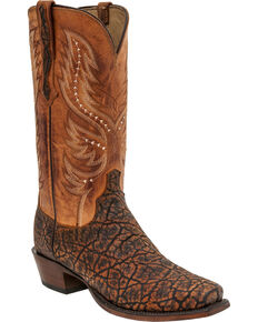 lucchese elephant skin