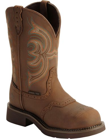 womens justin work boots