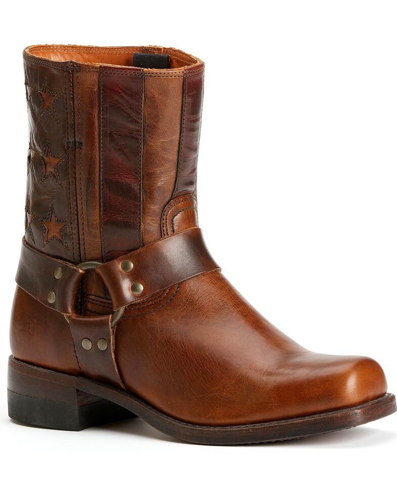 Frye Men's Harness Americana Short Boots Square Toe Boot Barn