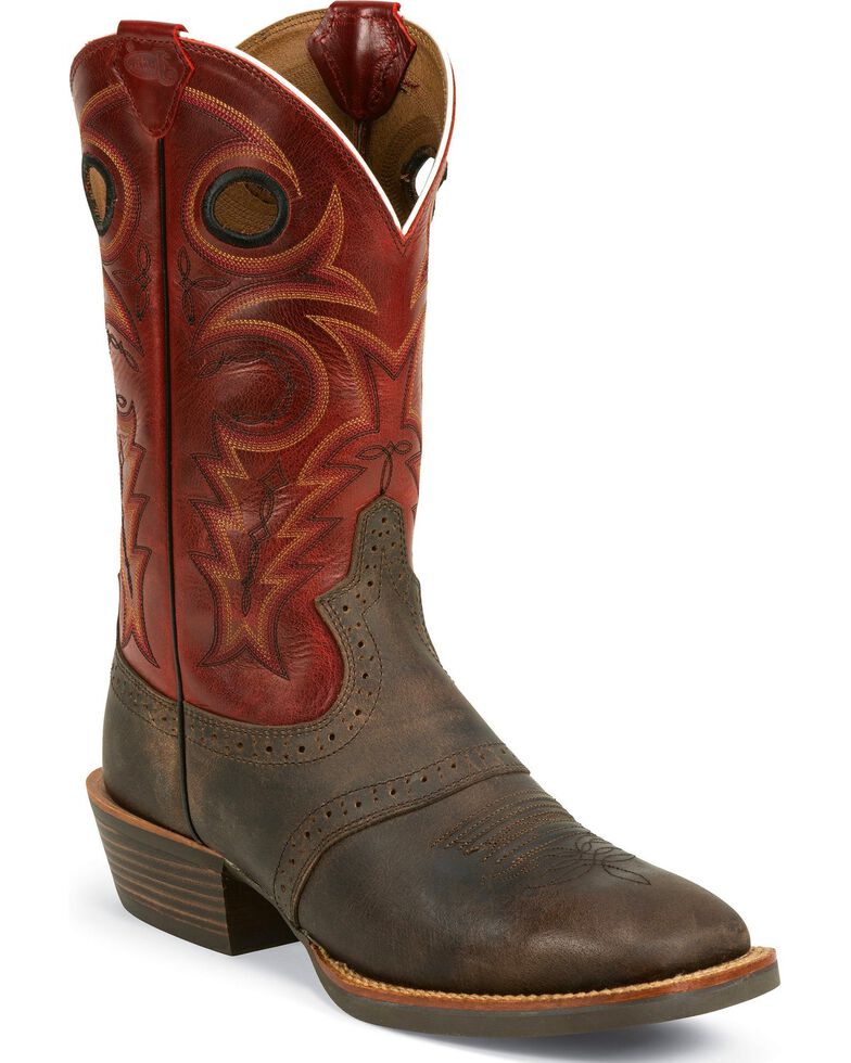 cowboy boots with saddle vamp