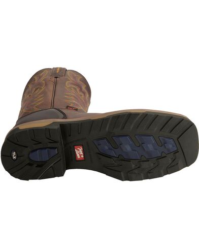 tony lama square toe work boots