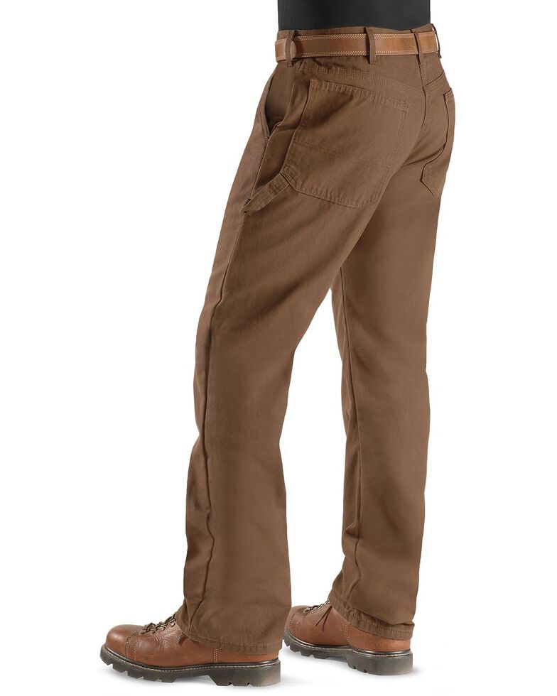 dickies relaxed fit flannel lined work pants