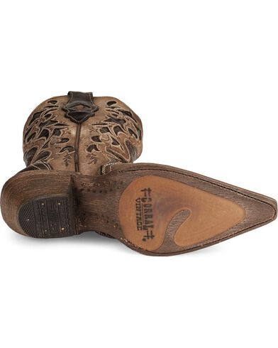women's tooled cowboy boots