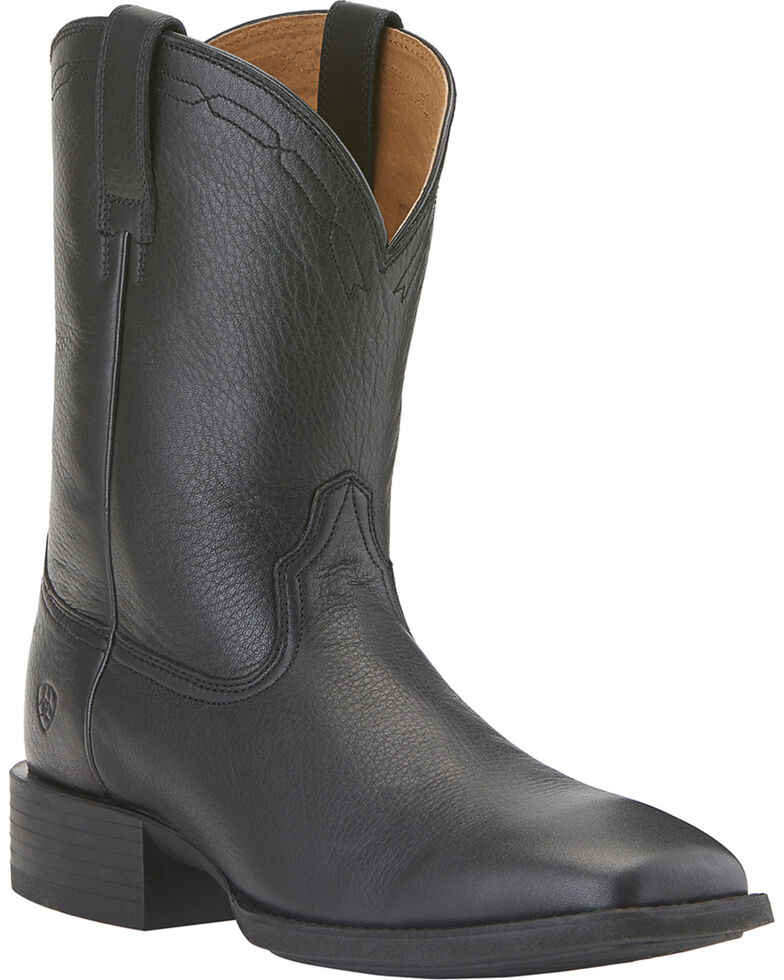 ariat men's black boots