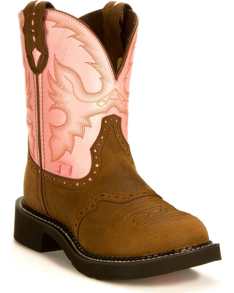 orange cowgirl boots