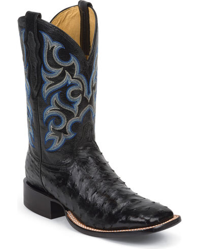 Justin Men's Truman Ostrich Exotic Boots | Boot Barn