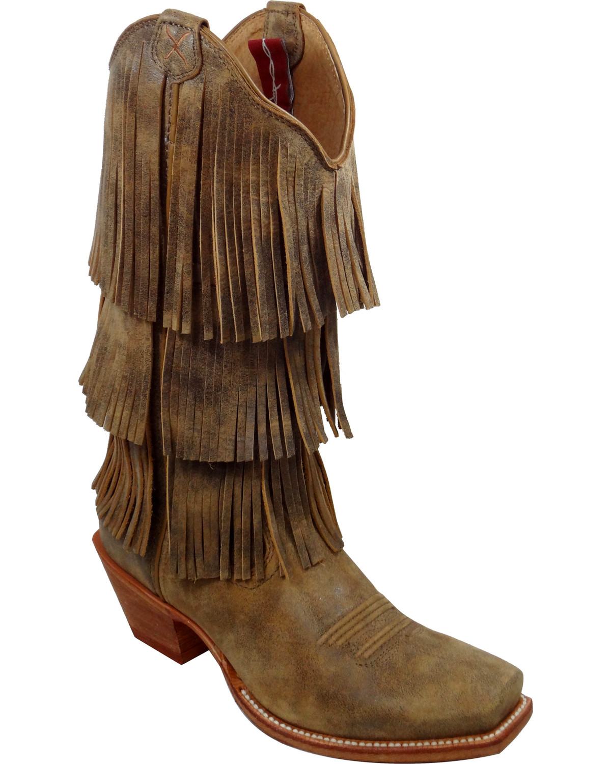 Twisted X Women's Steppin' Out Fringe Western Boots Boot Barn