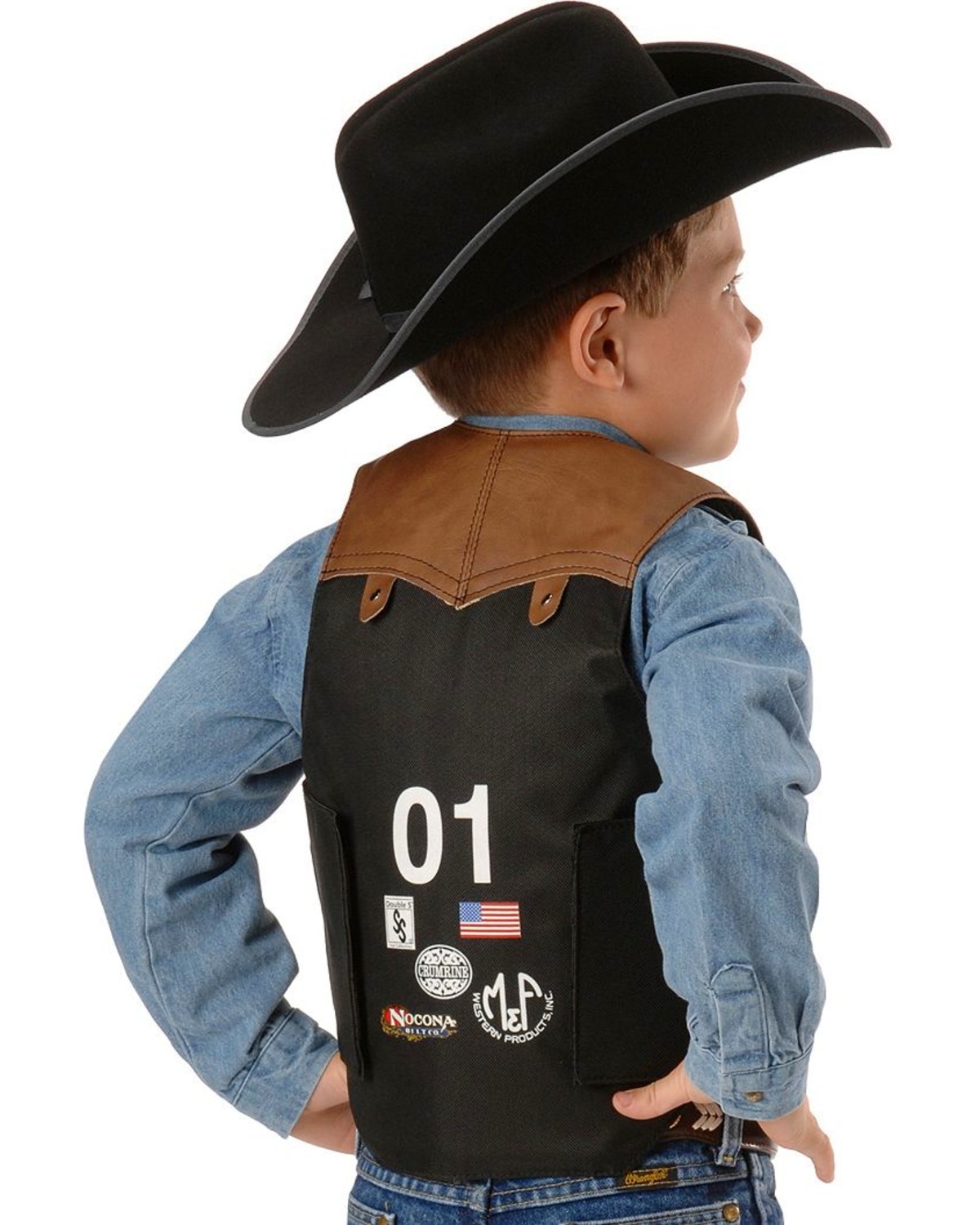 M&F Kid's Bull Rider Vest Boot Barn