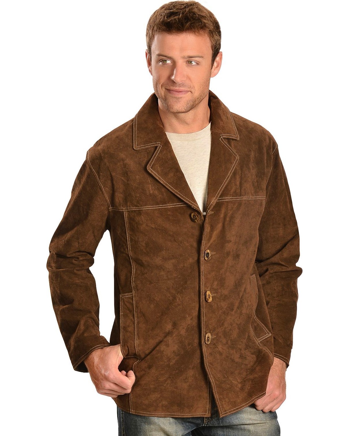 Scully Men's Boar Suede Car Coat Boot Barn