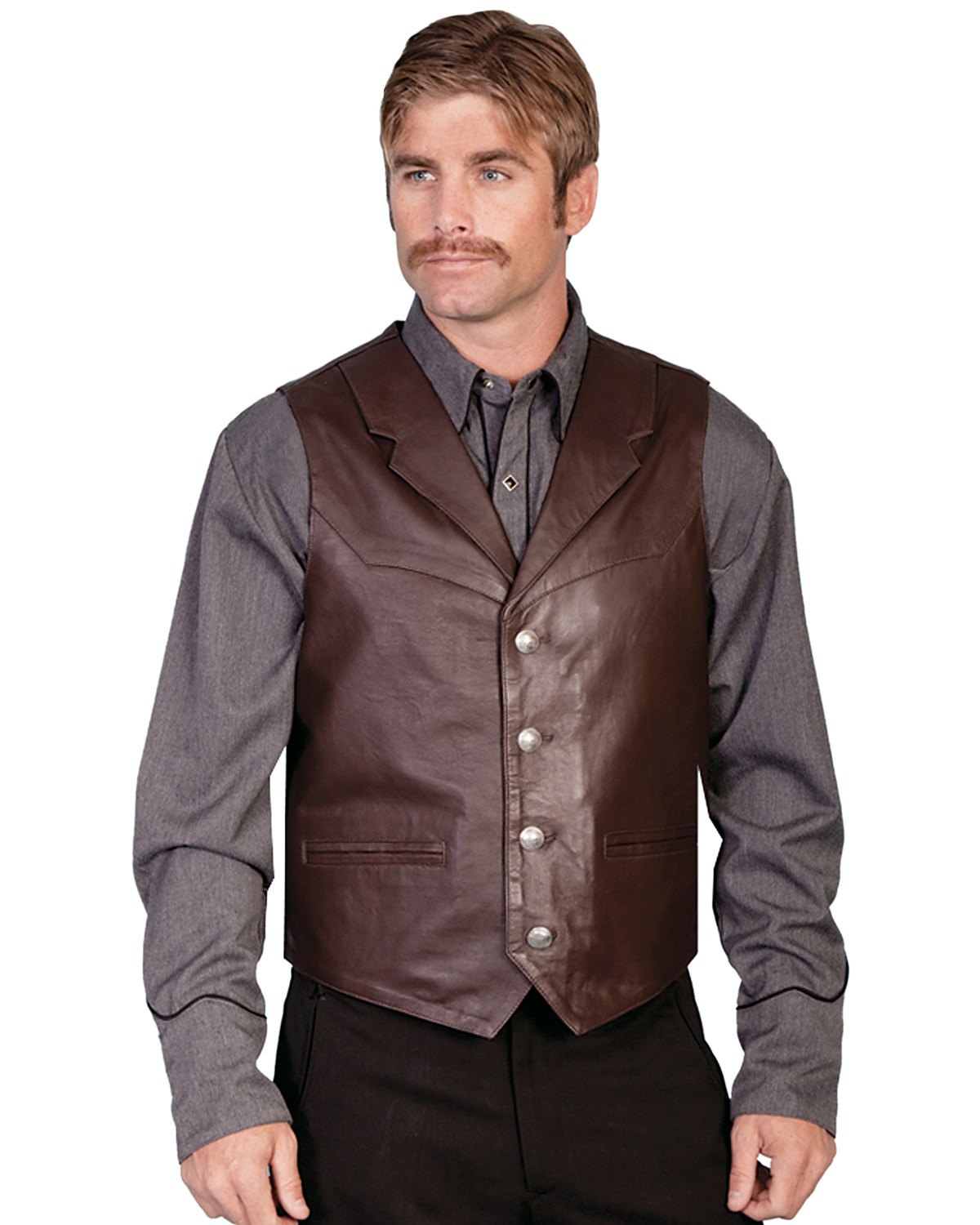 Scully Men's Lambskin Lapel Vest Boot Barn