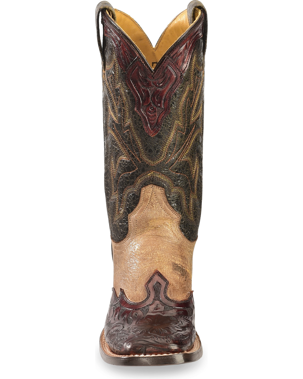 women's tooled cowboy boots