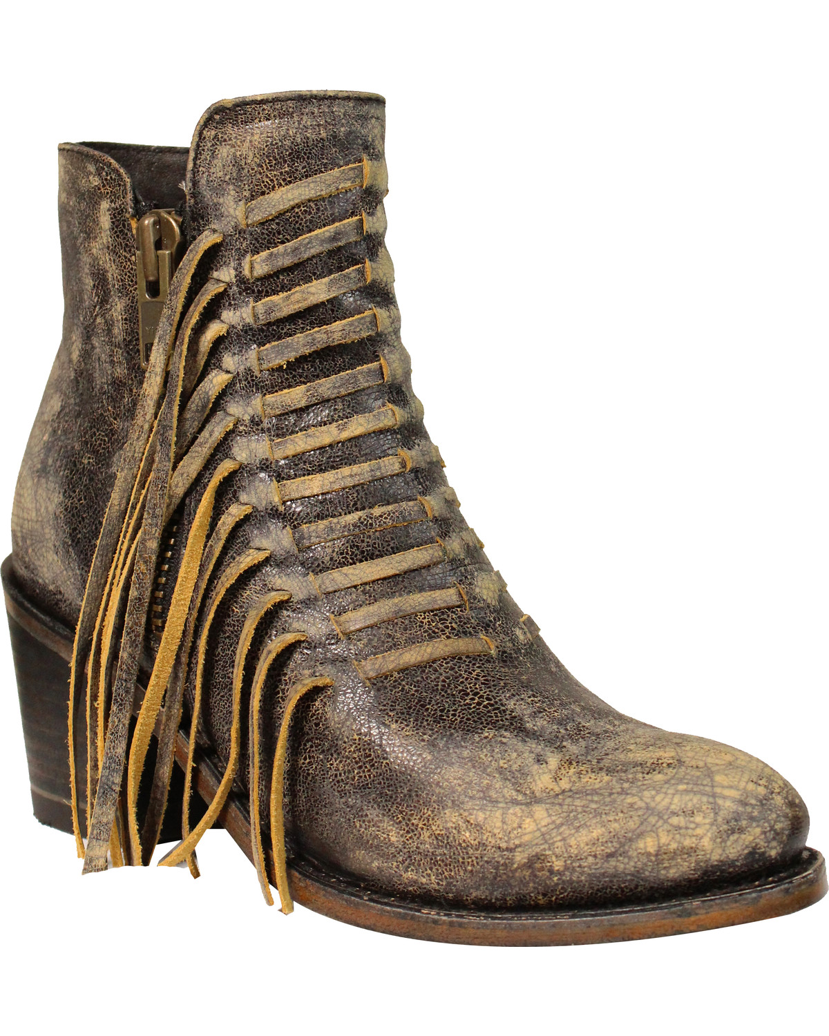 Corral Women's Fringe Ankle Boots | Boot Barn