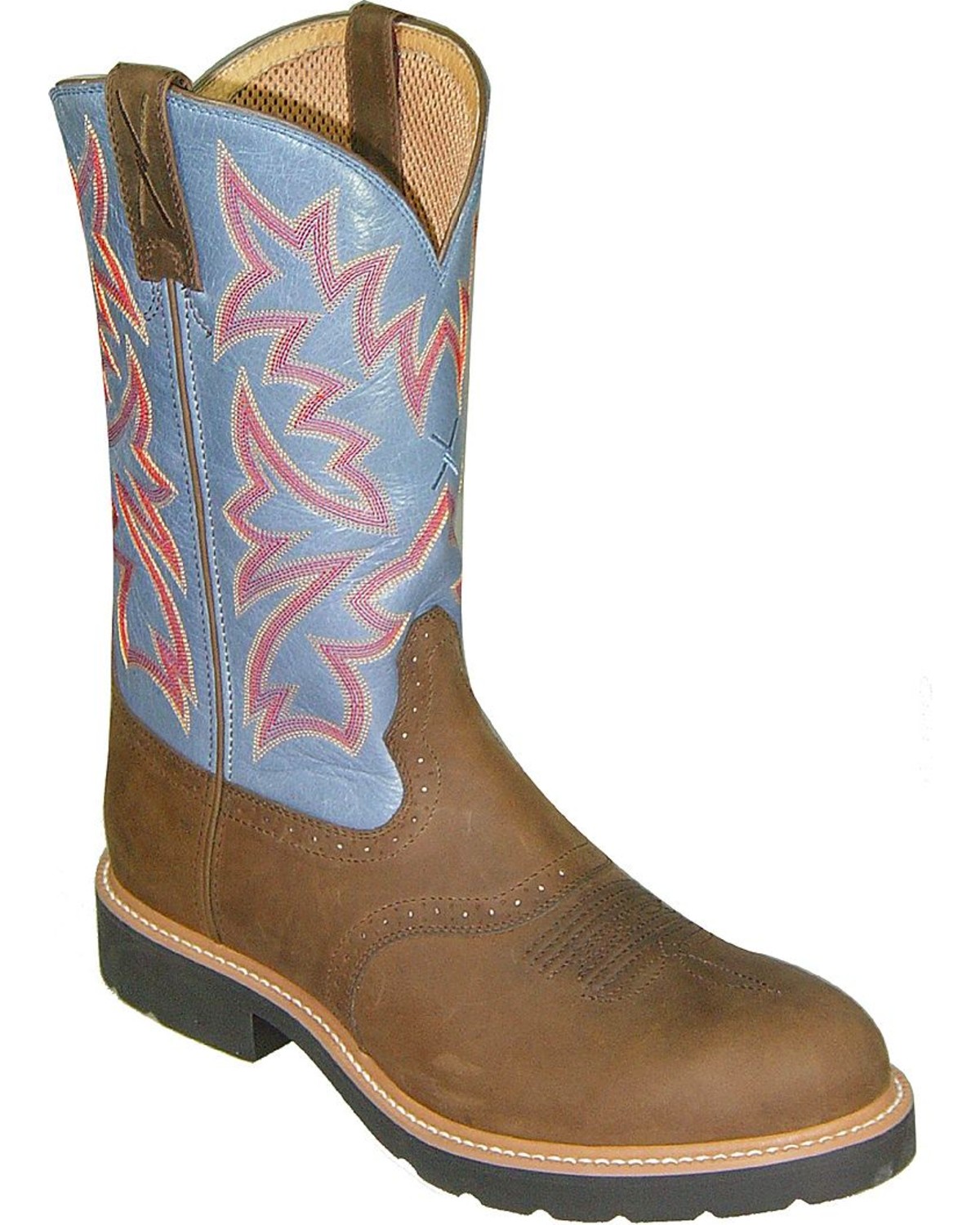 Twisted X Men's Saddle Vamp PullOn Work Boots Steel Toe Boot Barn