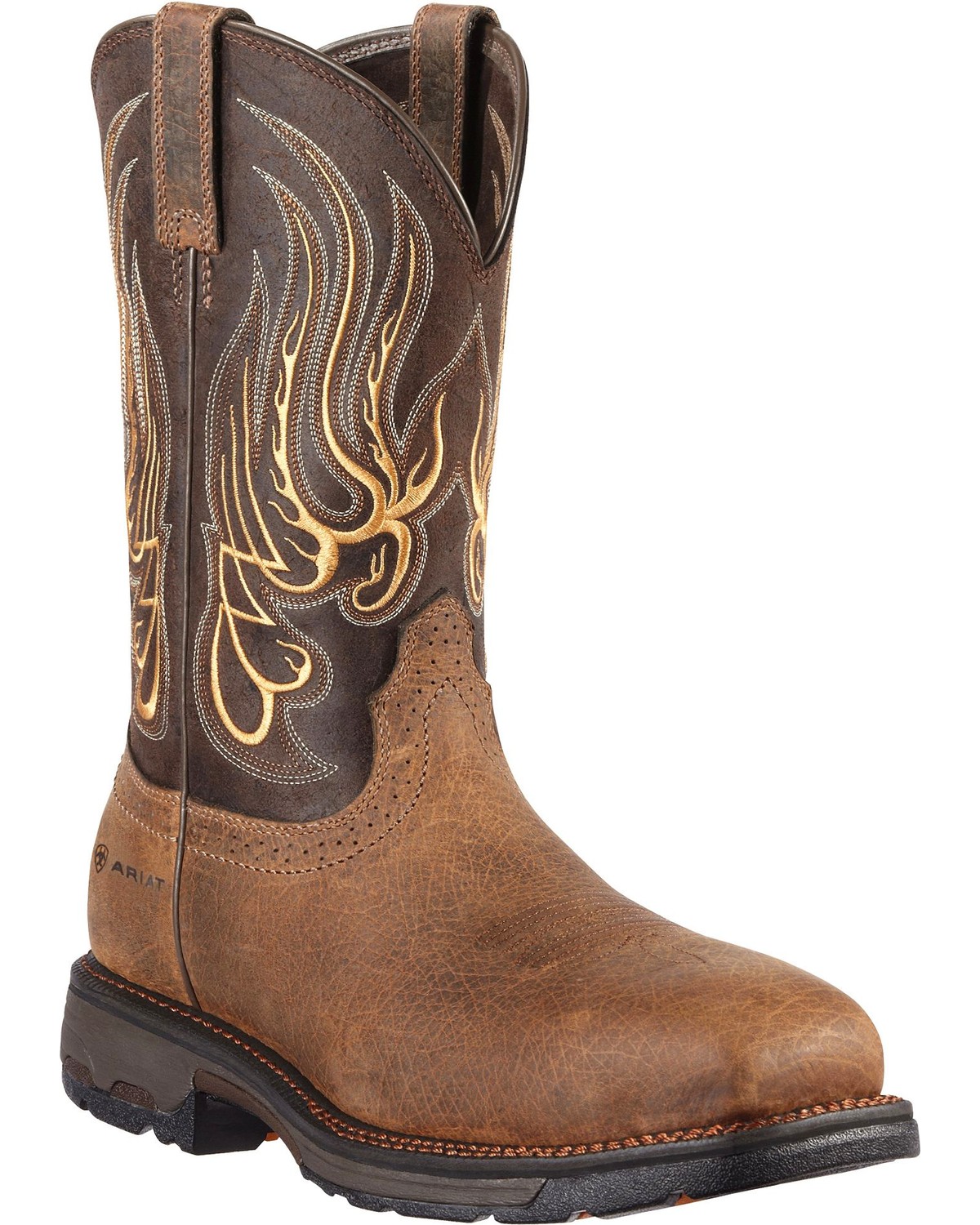 Ariat Men's Workhog Mesteno Comp Toe Western Work Boots | Boot Barn