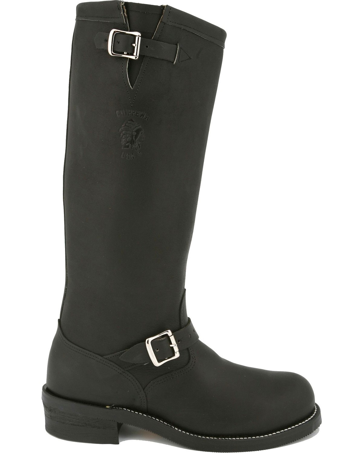 chippewa men's engineer steel toe motorcycle boots