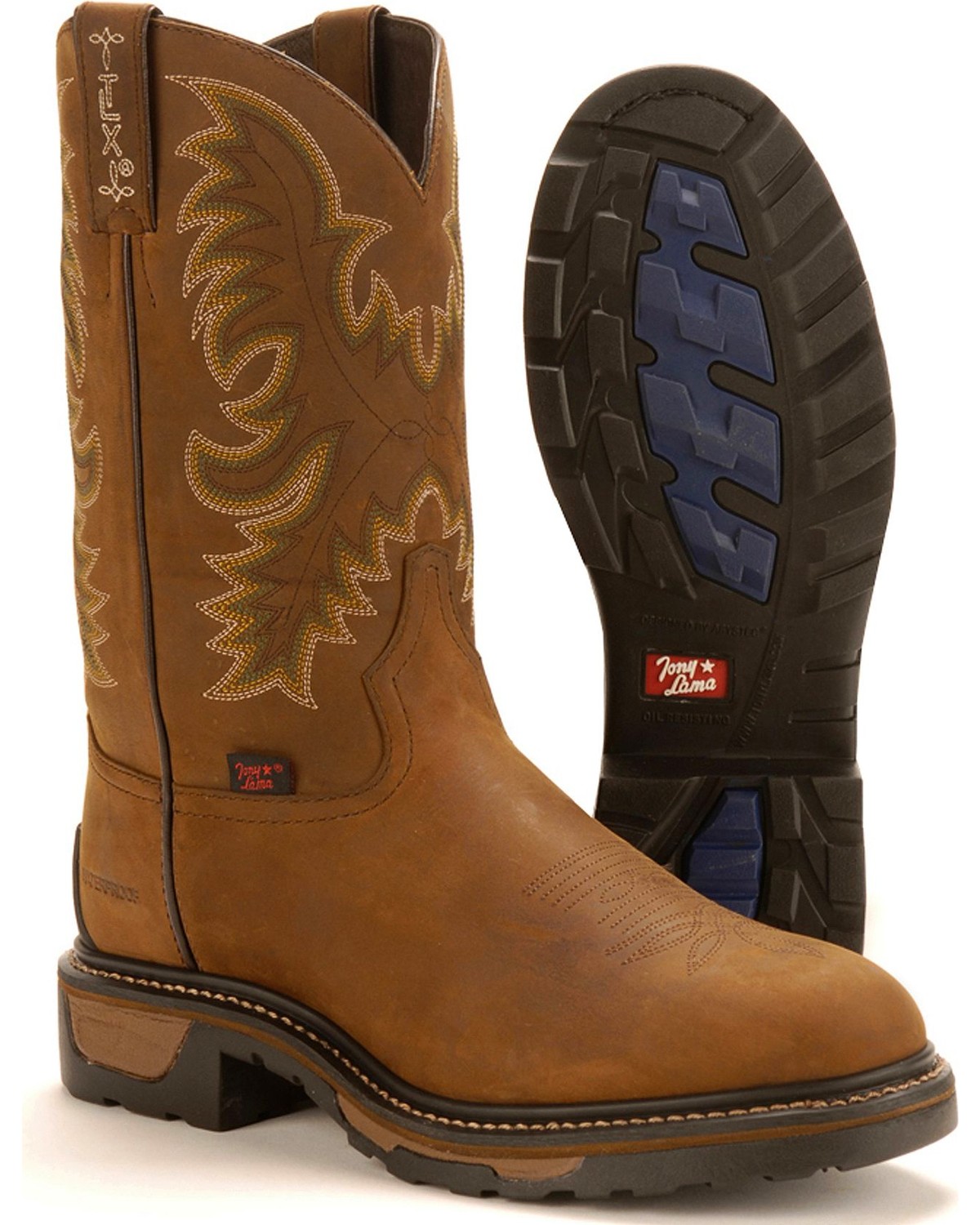Tony Lama Men's TLX Waterproof Western Work Boots | Boot Barn
