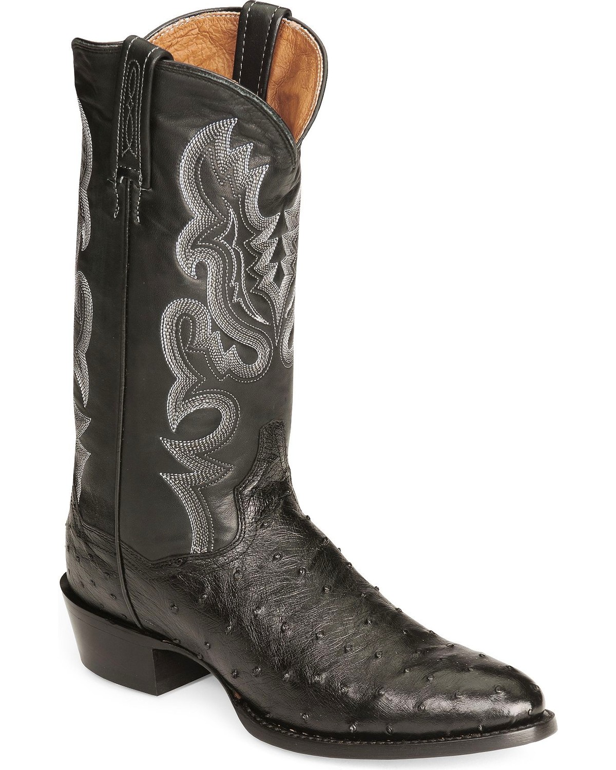 Dan Post Men's Full Quill Ostrich Western Boots | Boot Barn