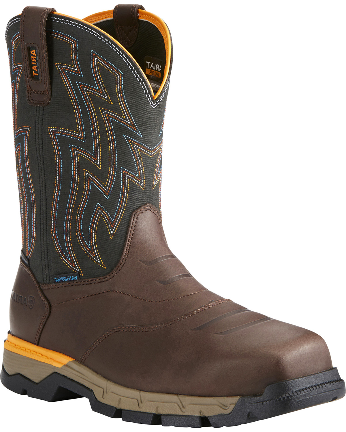 men's liberty western work boots composite toe