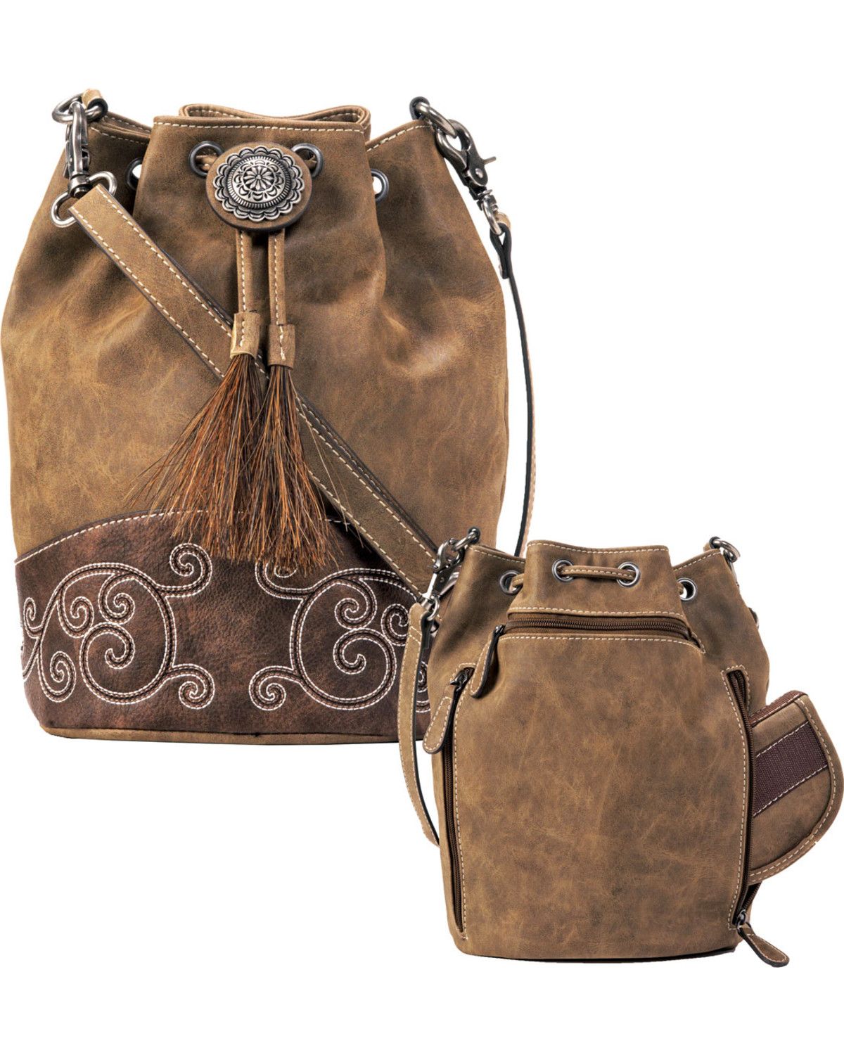 Blazin Roxx Women's Molly Conceal Carry Bucket Bag Boot Barn