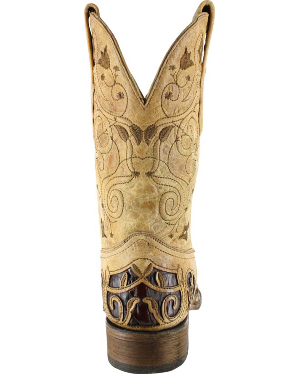 Corral Men's Square Toe Caiman Inlay Exotic Boots | Boot Barn