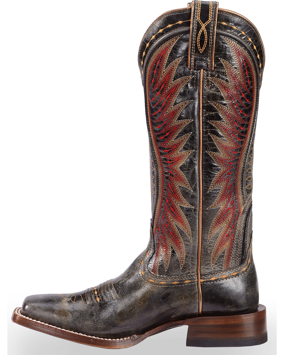 black vaquera boots