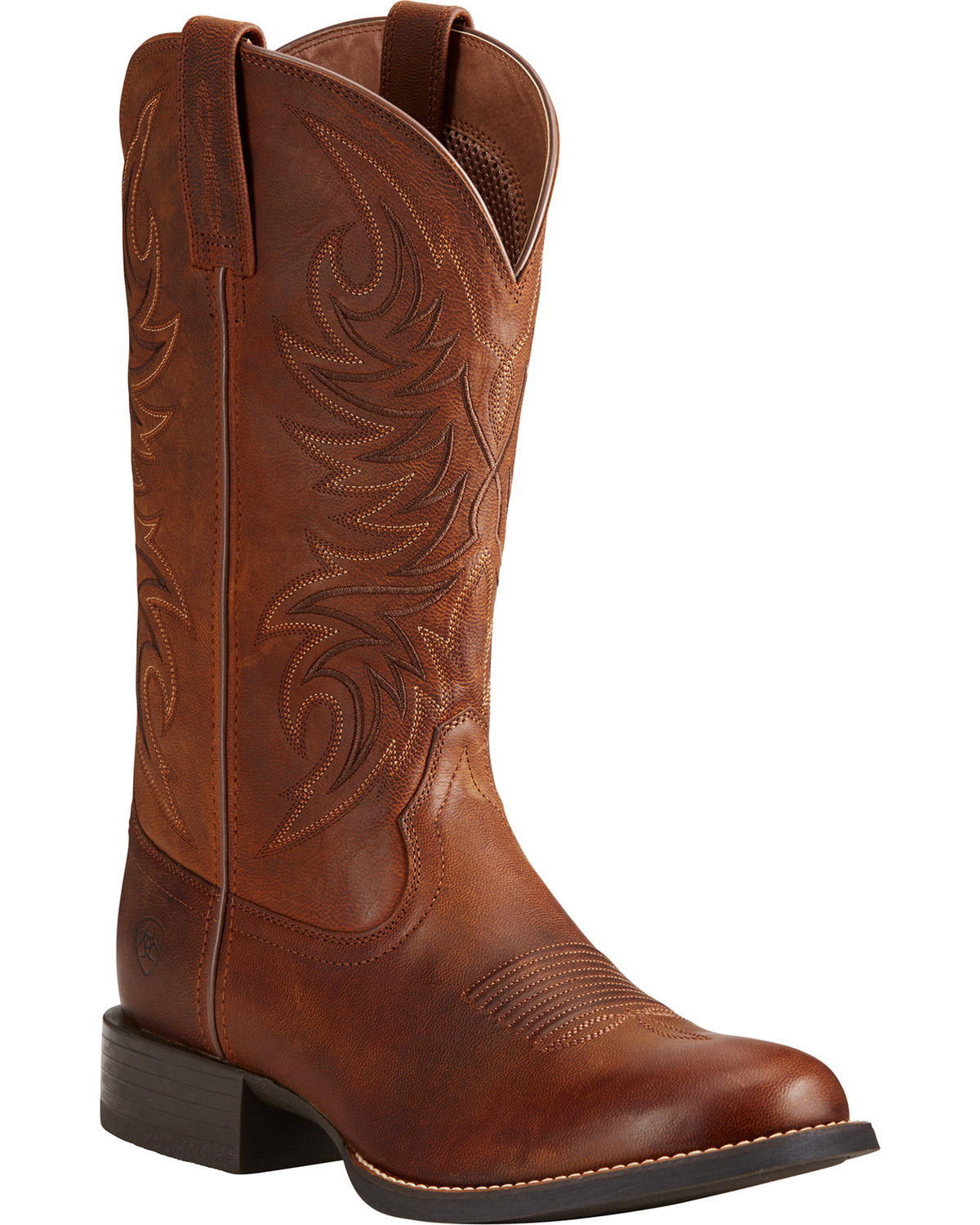 ariat round toe work boots