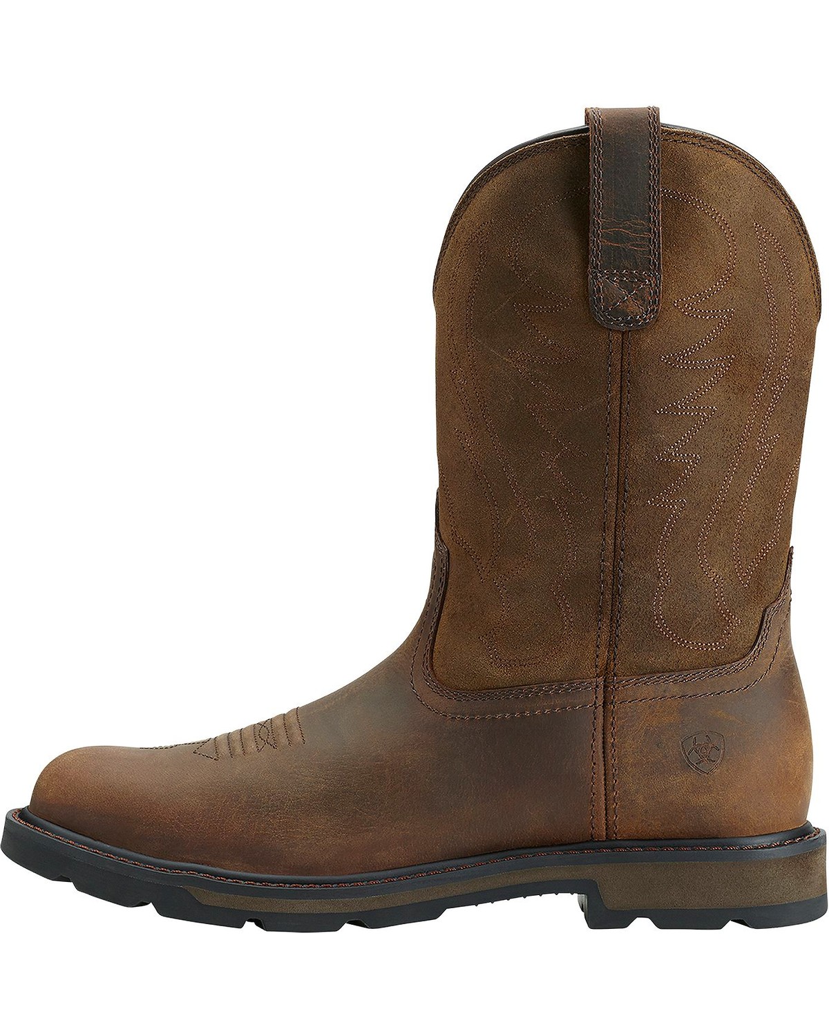 ariat round toe work boots