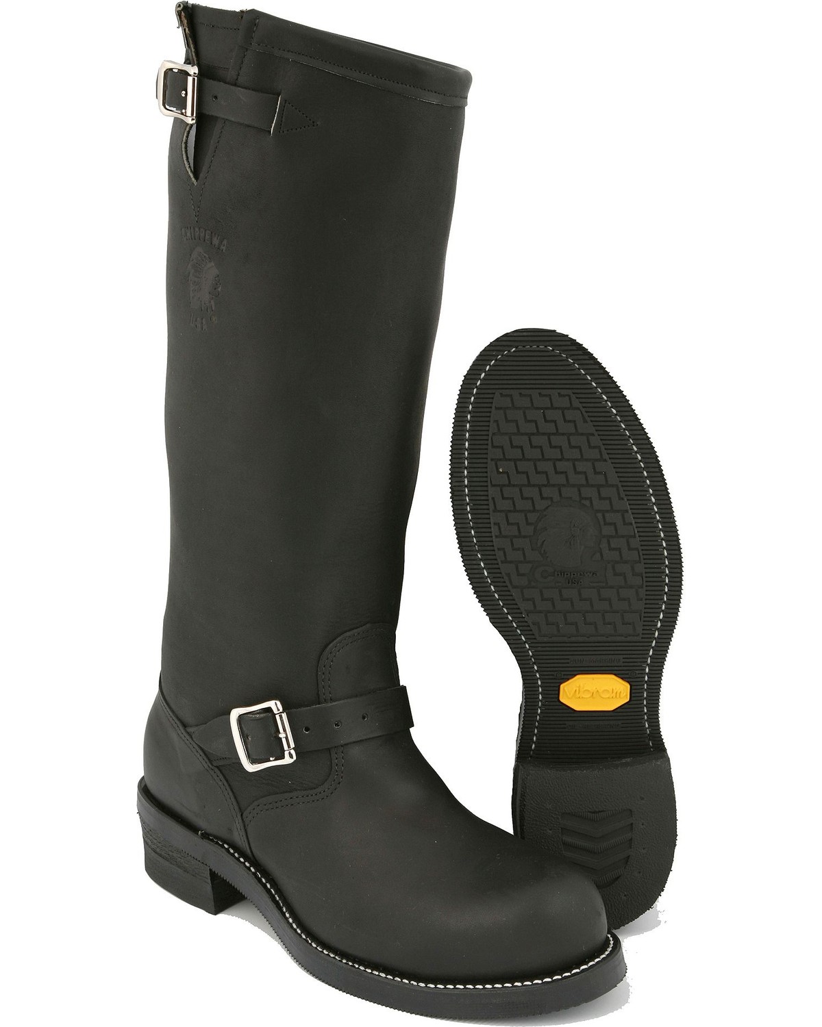chippewa men's engineer steel toe motorcycle boots