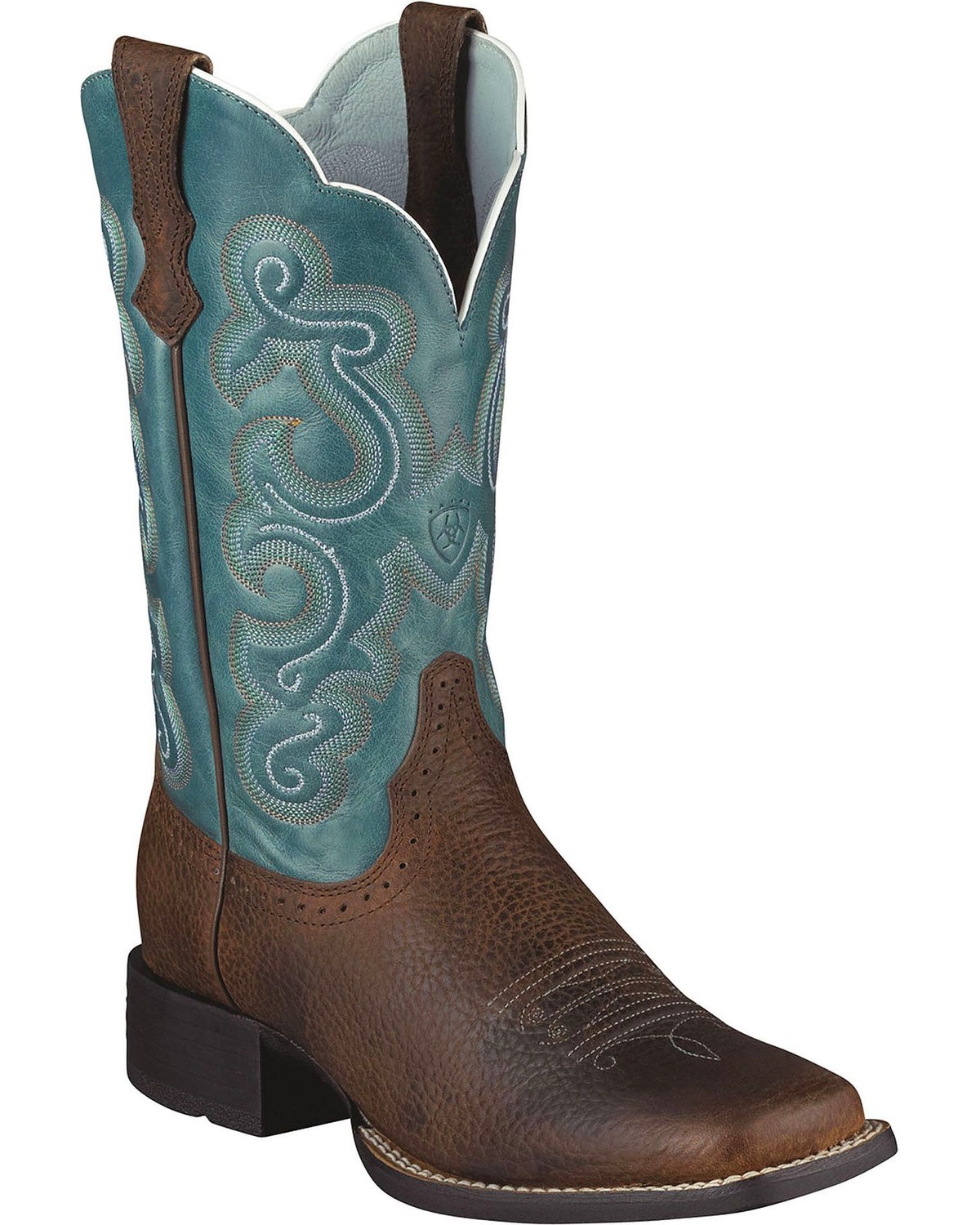 square cowgirl boots