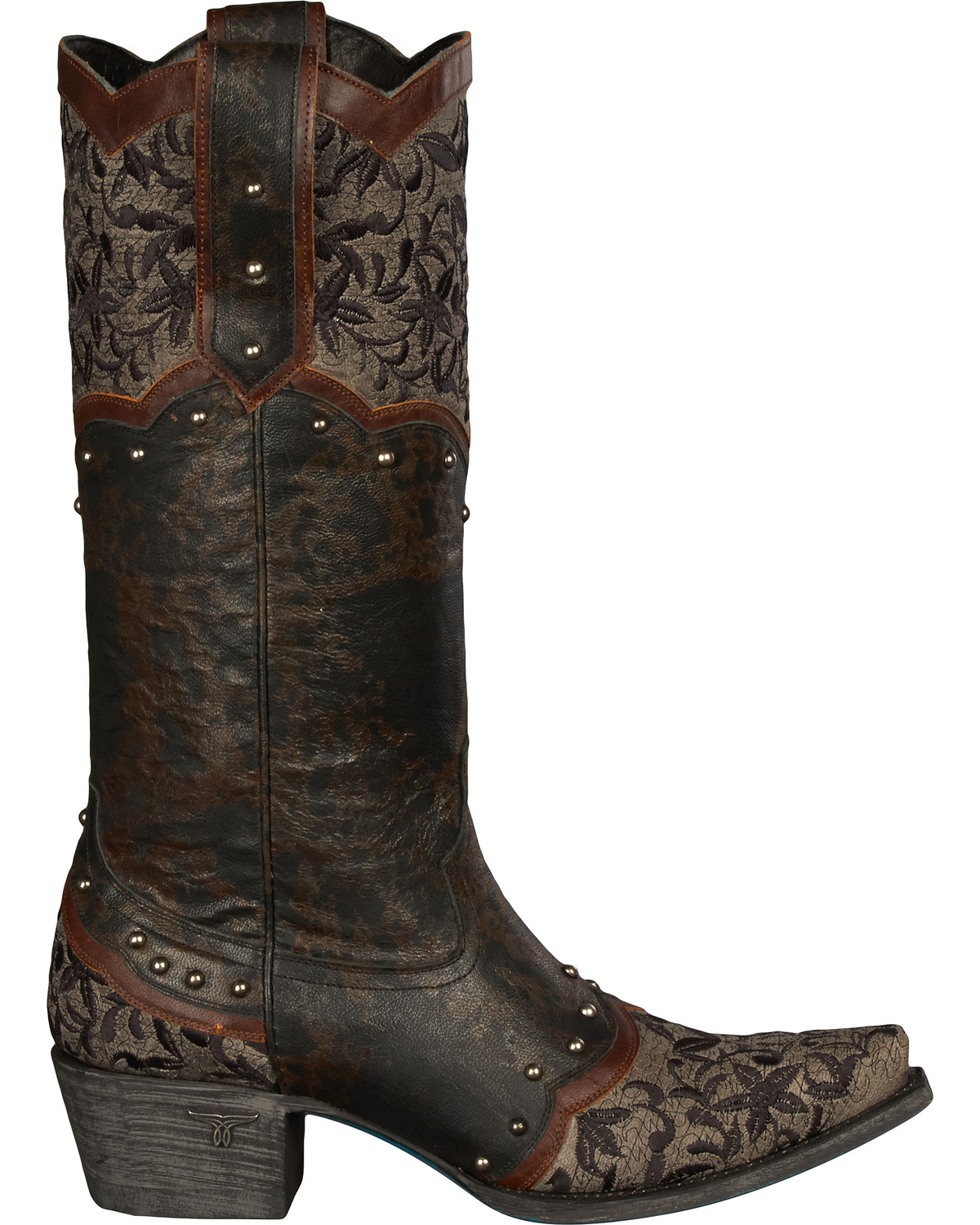 women's denim western boots