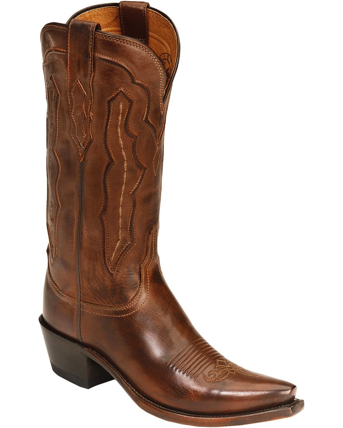 Lucchese Women's Grace Embossed Snip Toe Western Boots Boot Barn