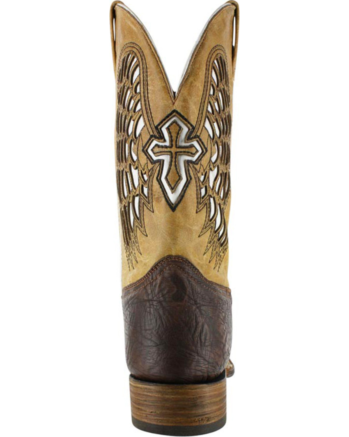 Corral Men's Square Toe Wing and Cross Inlay Western Boots Boot Barn